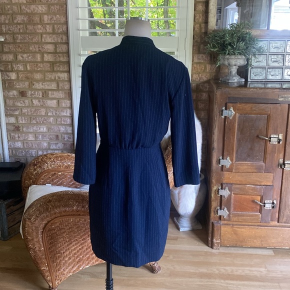 MM LAFLEUR PINSTRIPE DRESS 4 - Picture 5 of 9